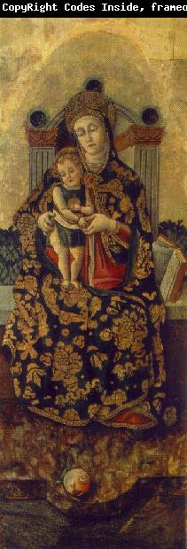 CRIVELLI, Vittorio Madonna with the Child rg